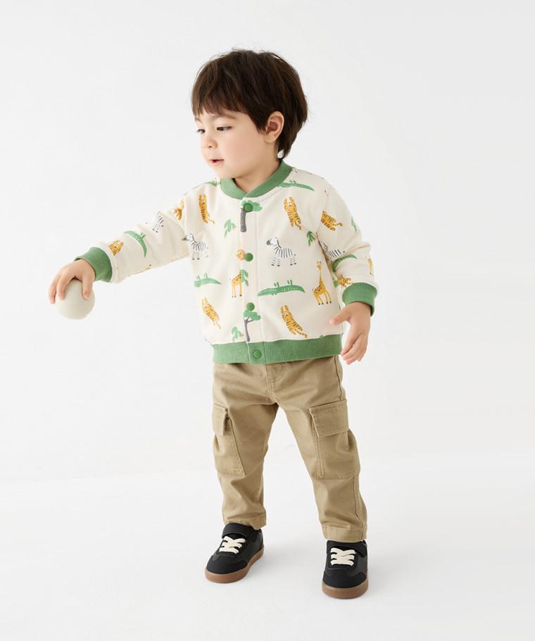 台灣直送-恐龍外套杏（貨期3月頭）