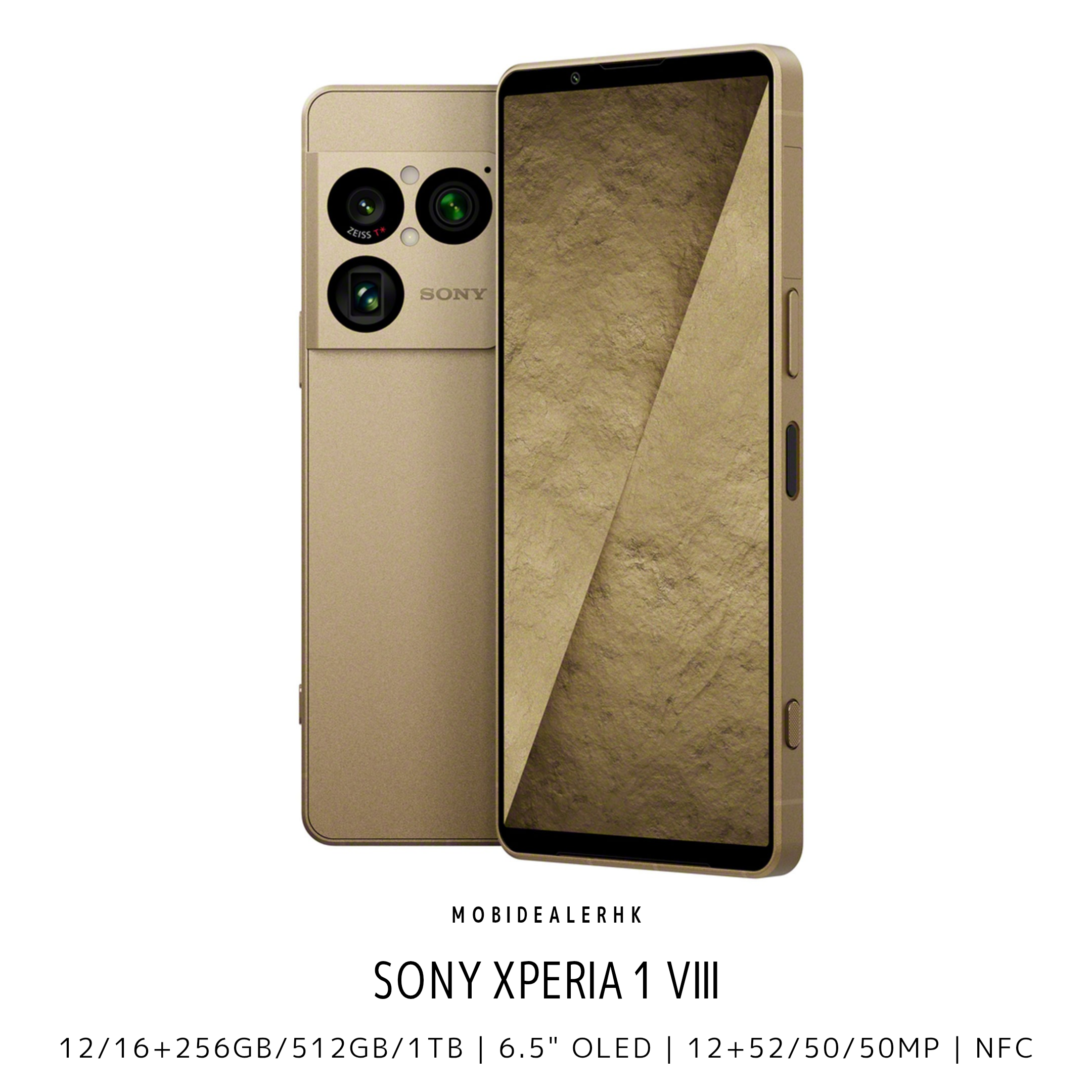 Sony Xperia 1 VIII | 索尼 Xperia 1 VIII | 5G | 智能手機 | 12/16+256Gb/512Gb/1Tb | 6.5" OLED | 12+52/50/50MP | NFC | 無線充電