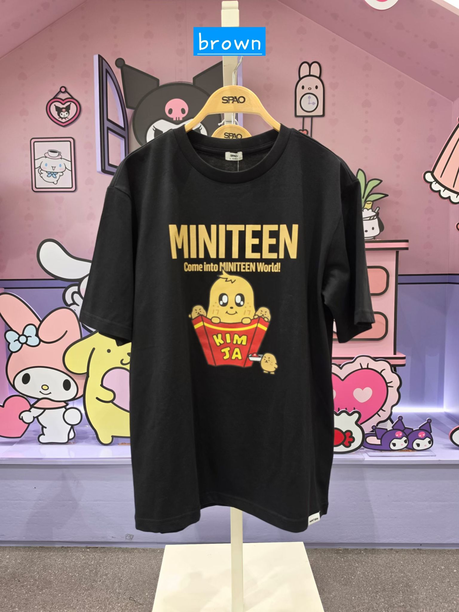 <預訂第二團>🇰🇷🎤SPAO🎤miniteen同款T-shirt截止日期：4月18日星期六