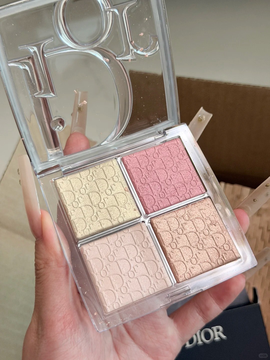 Dior 專業後台光影組合 四色高光腮紅盤 001/002/003/004/005