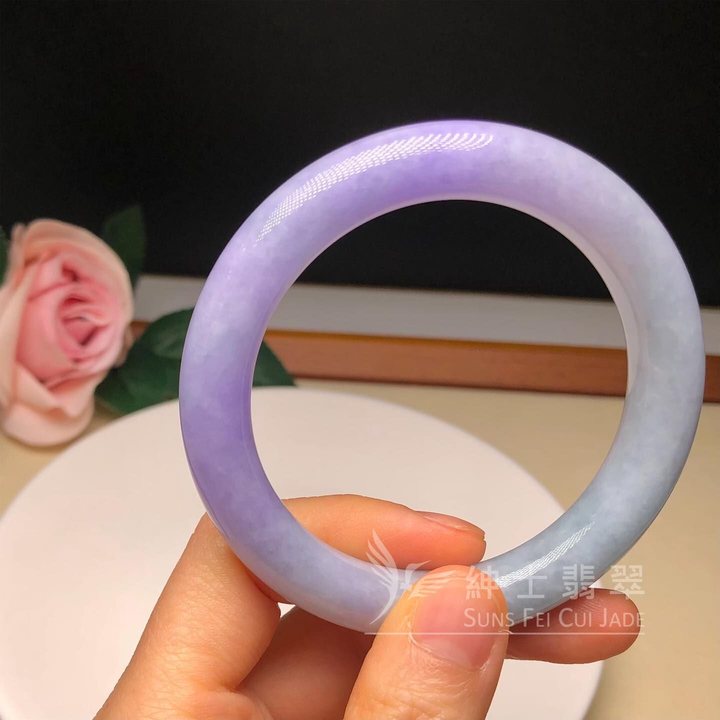 木那濃紫春彩福鐲55.6mm