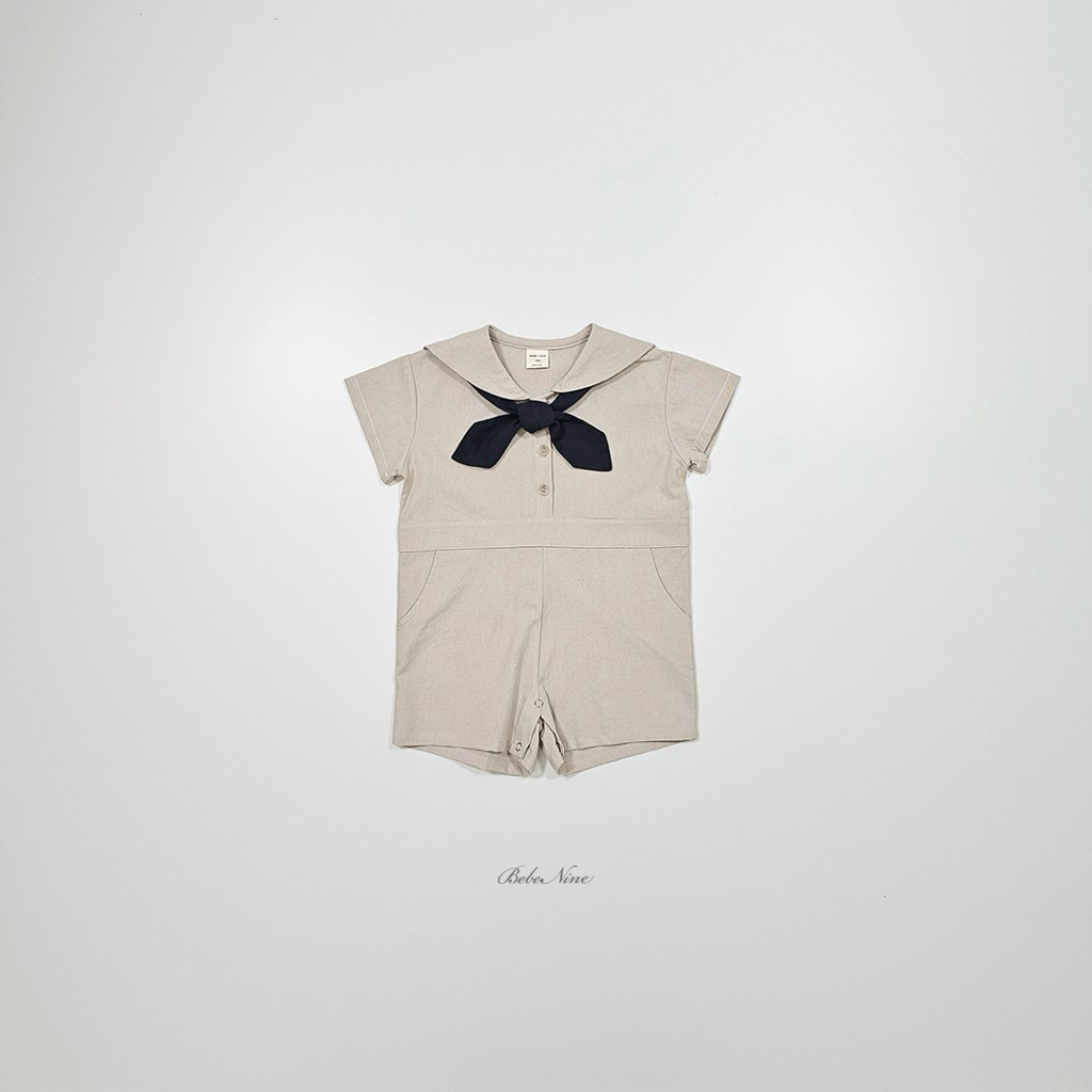 ☀️預訂 韓國直送☀️🇰🇷Bebenine兩色水手領巾短袖連身服