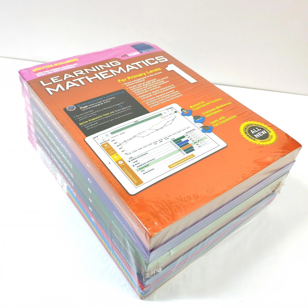 新加坡教材 SAP Learning Math N-6 全9冊 B094