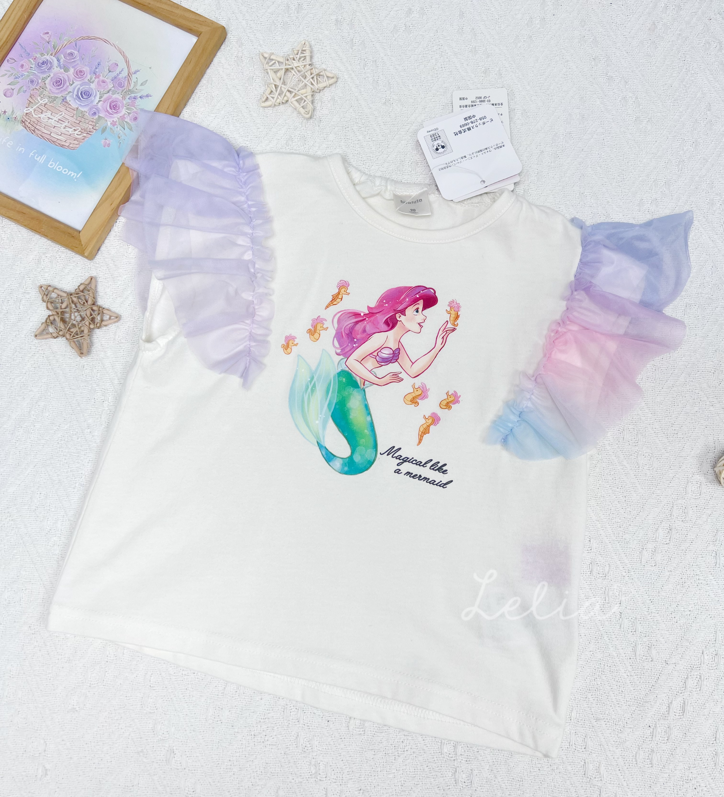 ▫️現貨▫️FutaFuta美人魚幻彩袖背心