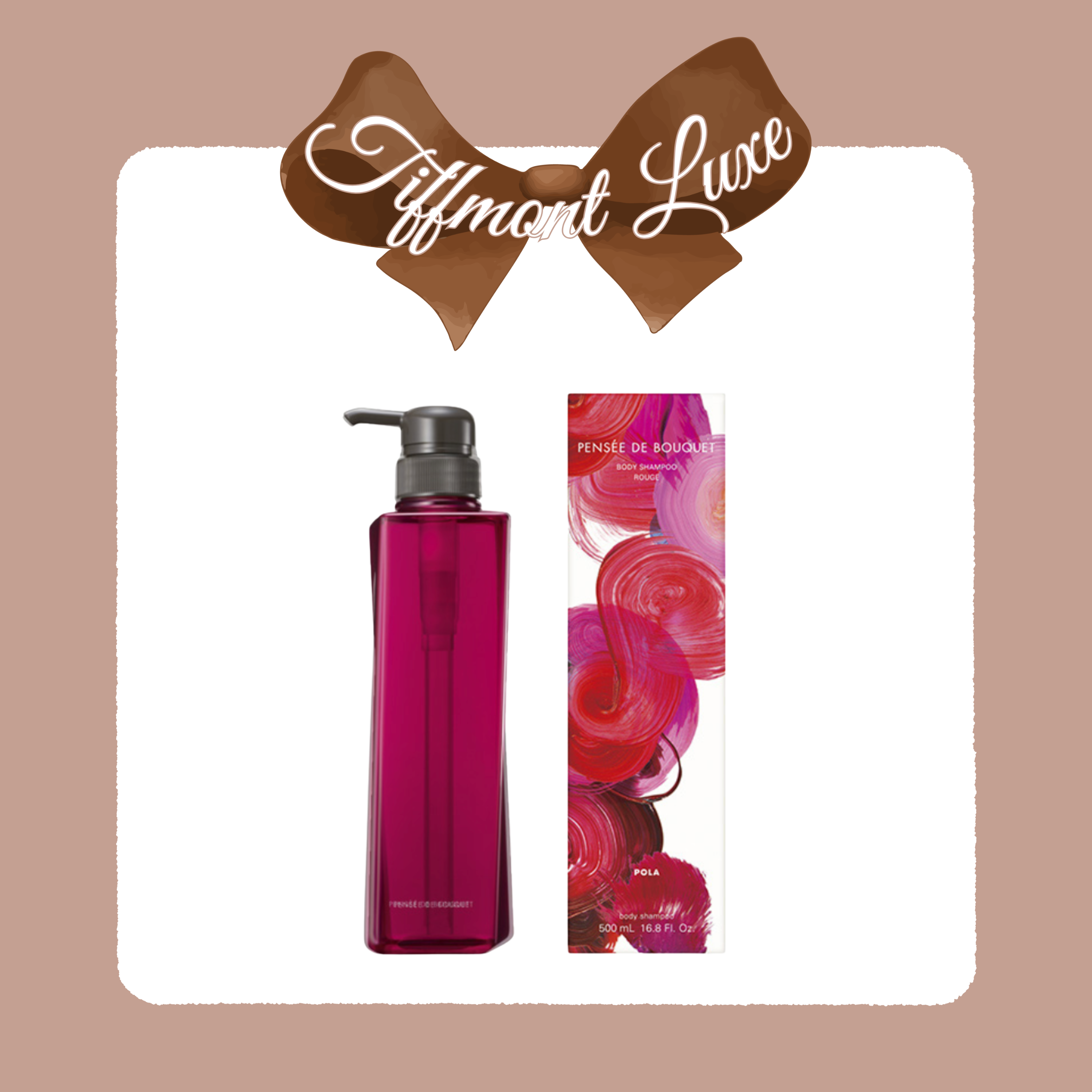 Pola 玫瑰沁香沐浴露 PENSÉE DE BOUQUET BODY SHAMPOO ROUGE 