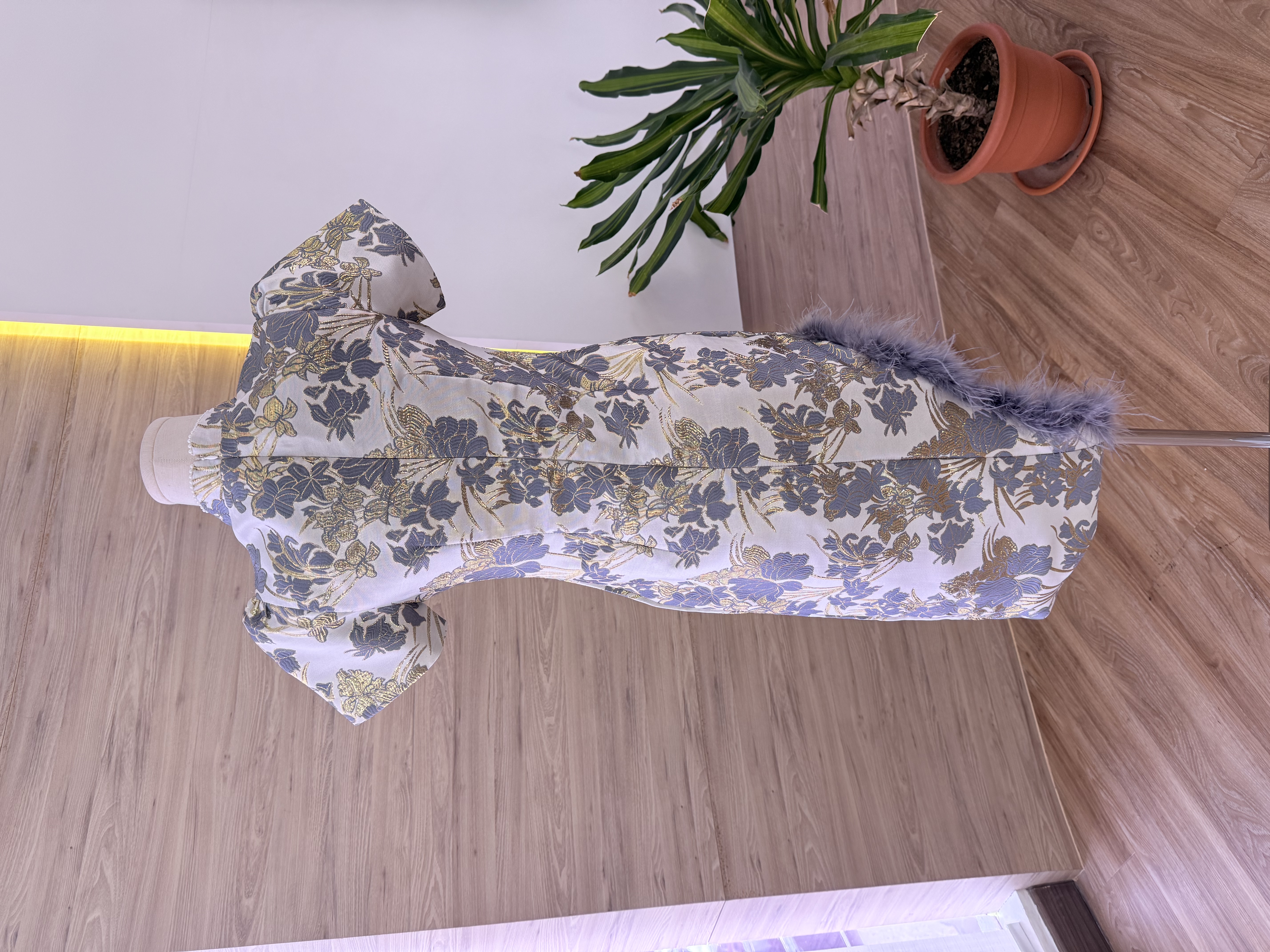 Andrea Oriental Furry Dress (Woman)