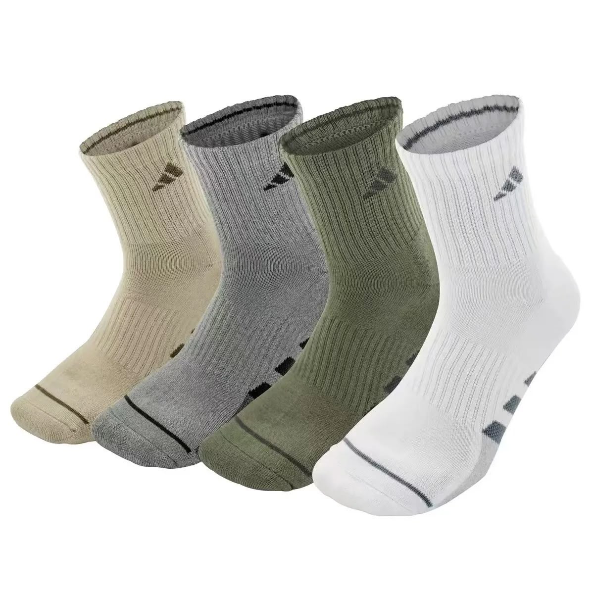 日本 Costco │ Adidas 男中筒運動襪 (一套4對)