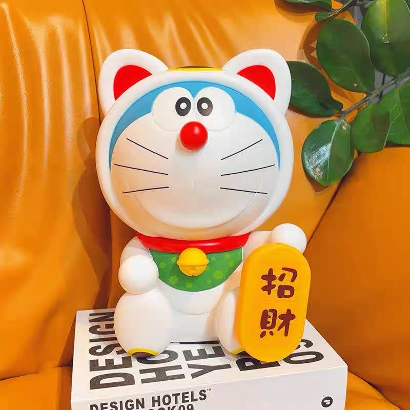 [訂購] 多啦A夢錢罌 擺設 福氣滿滿招財貓 (共8款)