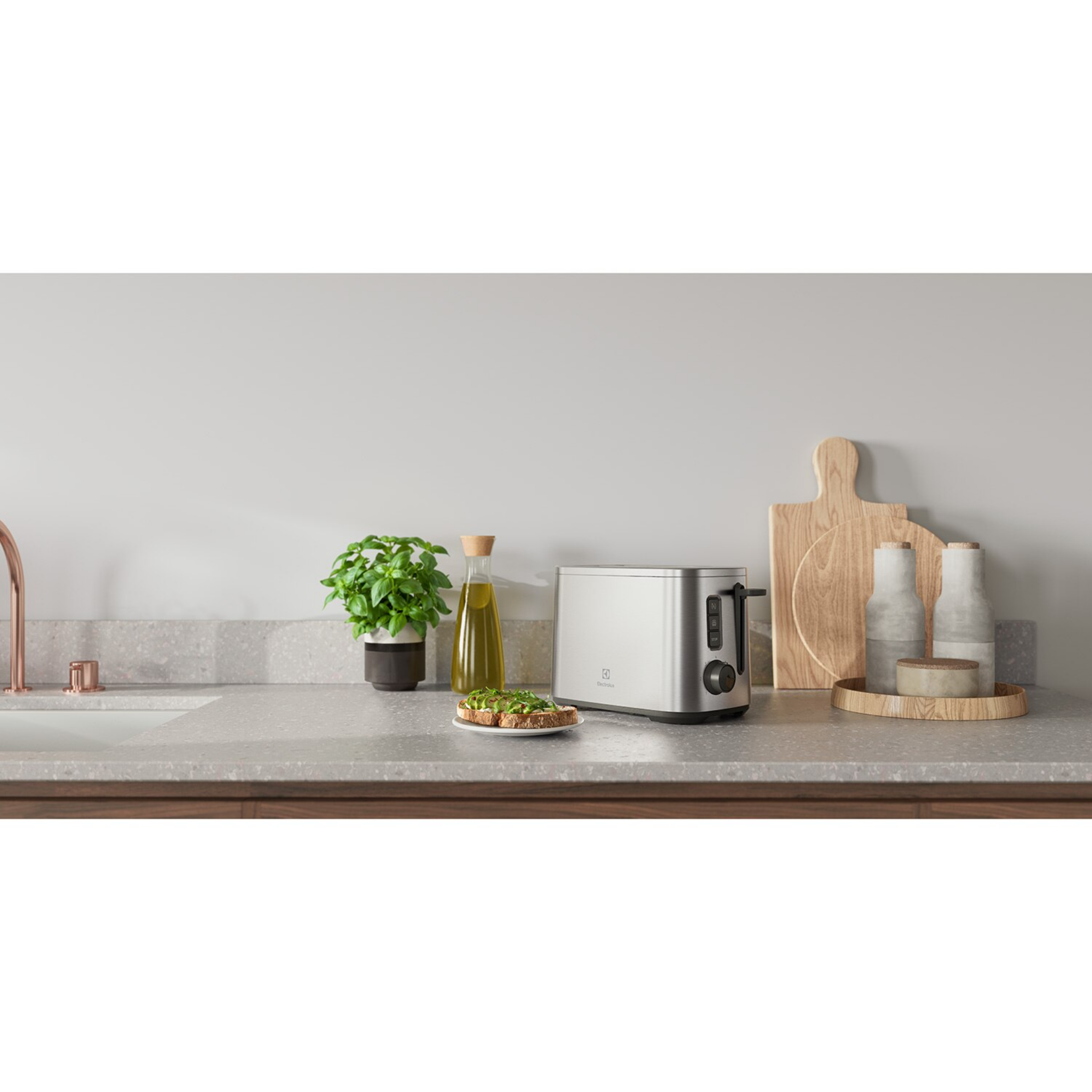 Electrolux Create 5 2-Slice Toaster Stainless Steel (E5TS1-50ST)