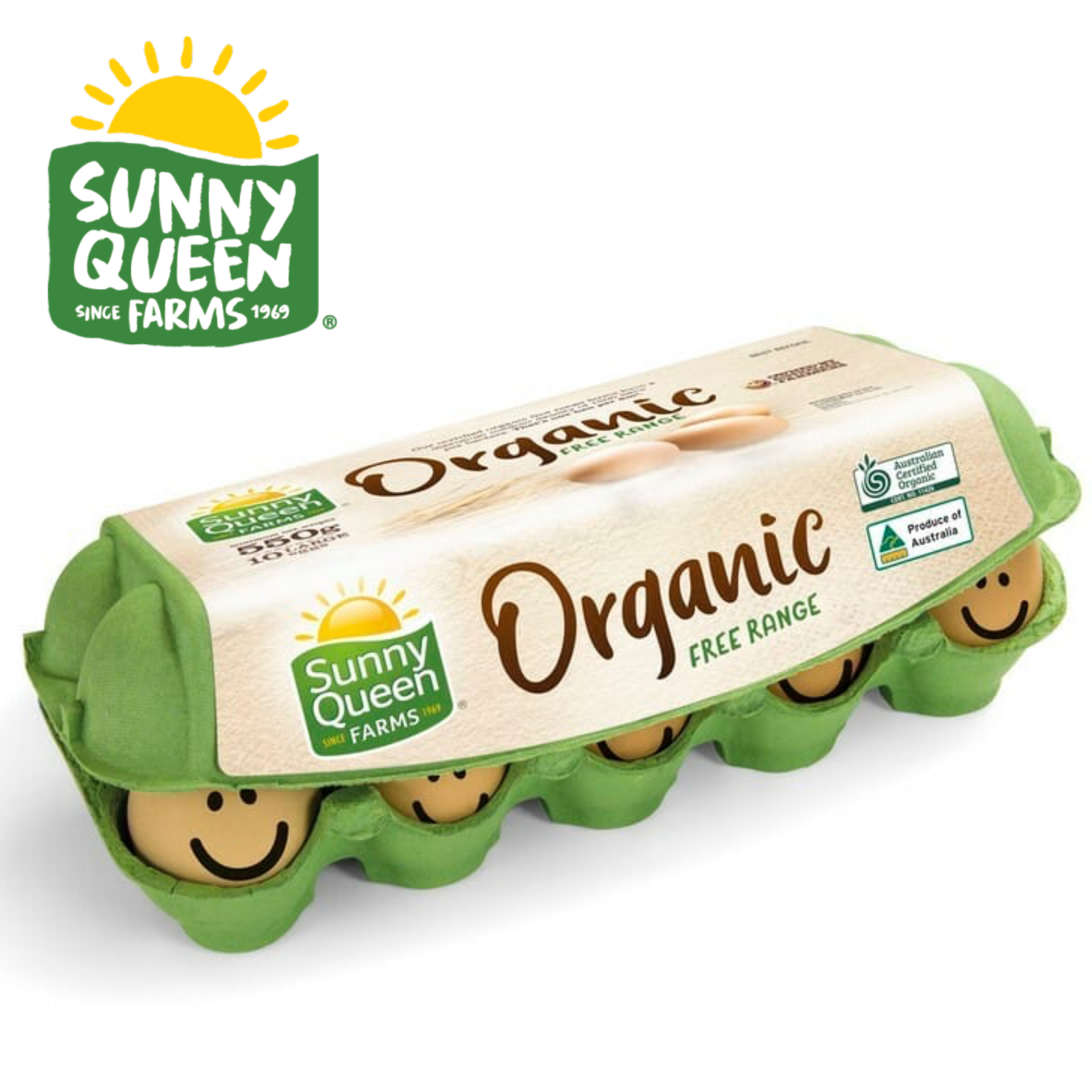💧澳洲 有機走地雞蛋 Australia Sunny Queen Organic Free Range Chicken Eggs