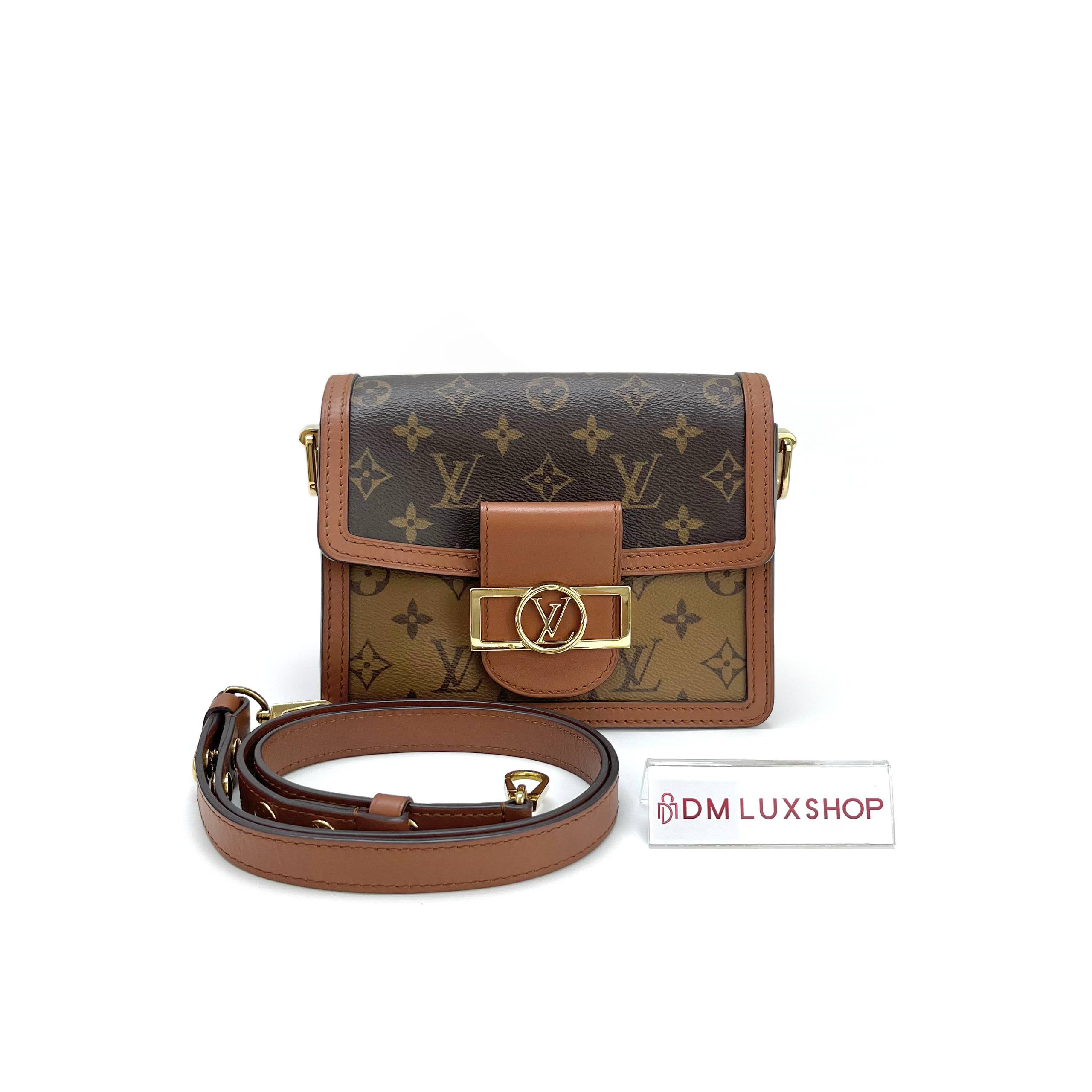 LV Reverse Monogram Mini Dauphine GHW