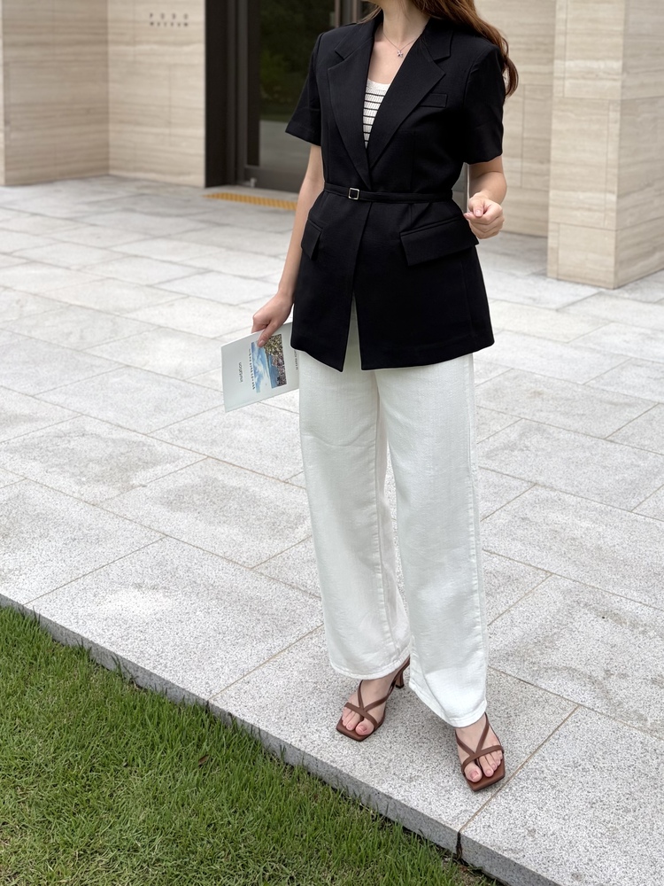 Claire Belted Blazer (Black)