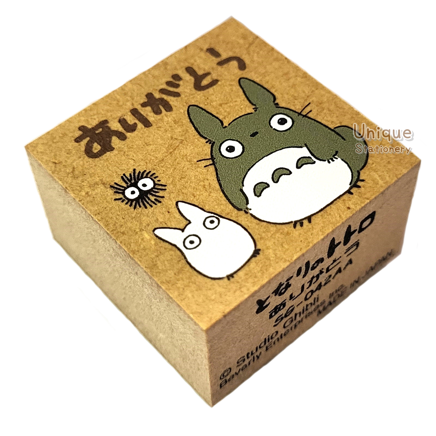 現貨｜龍貓 My Neighbor Totoro 宮崎駿 日本製 Beverly 木製 印章 印仔 (謝謝 SG-042AA)