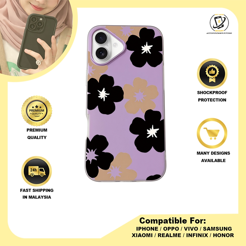 JELLY CASE PHONE FOR IPHONE - DESIGN FLOWER A3