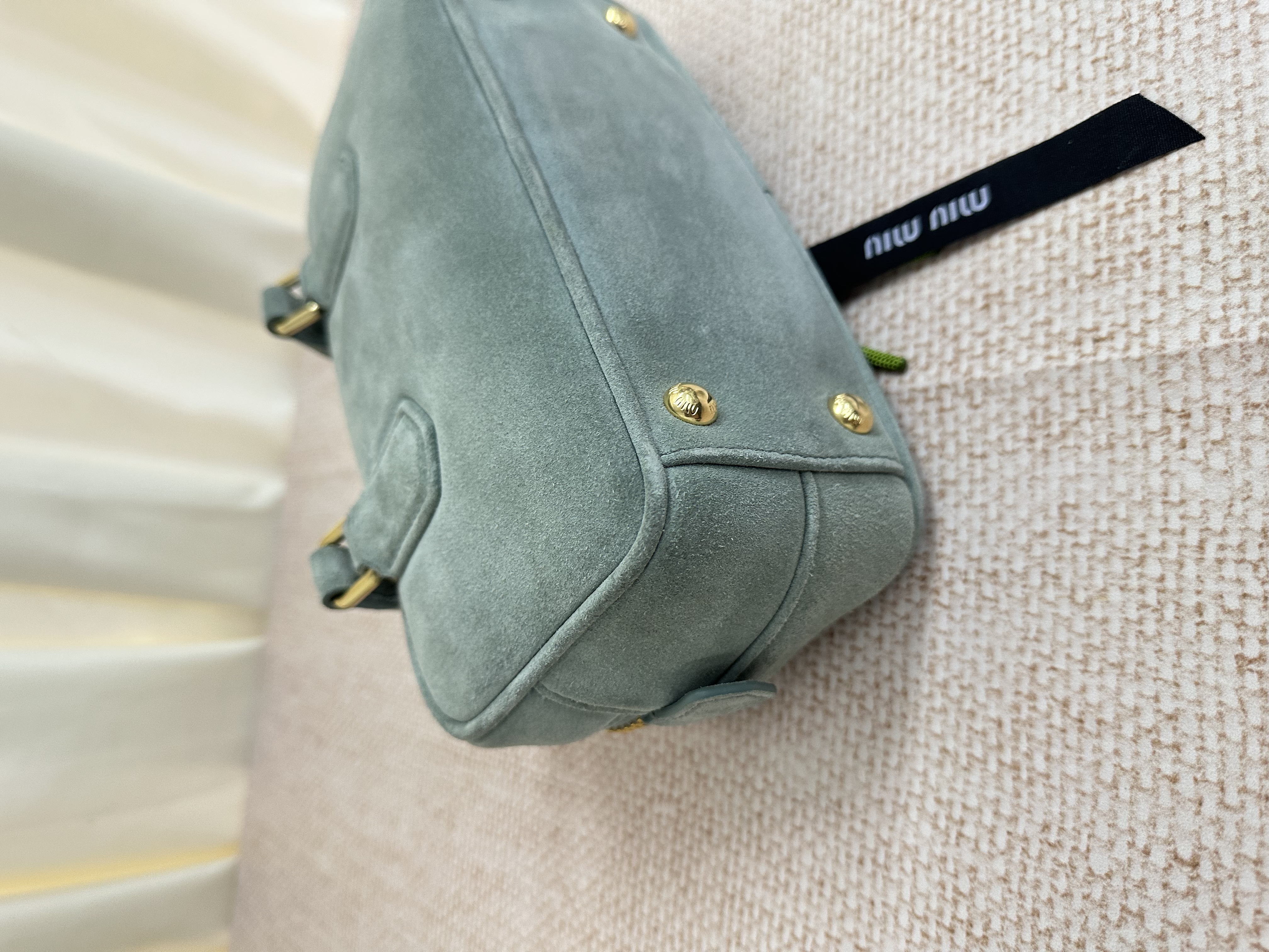 Pre-owned Miumiu Arcadie Suede Top Handle Bag/ Product Code: 26041606