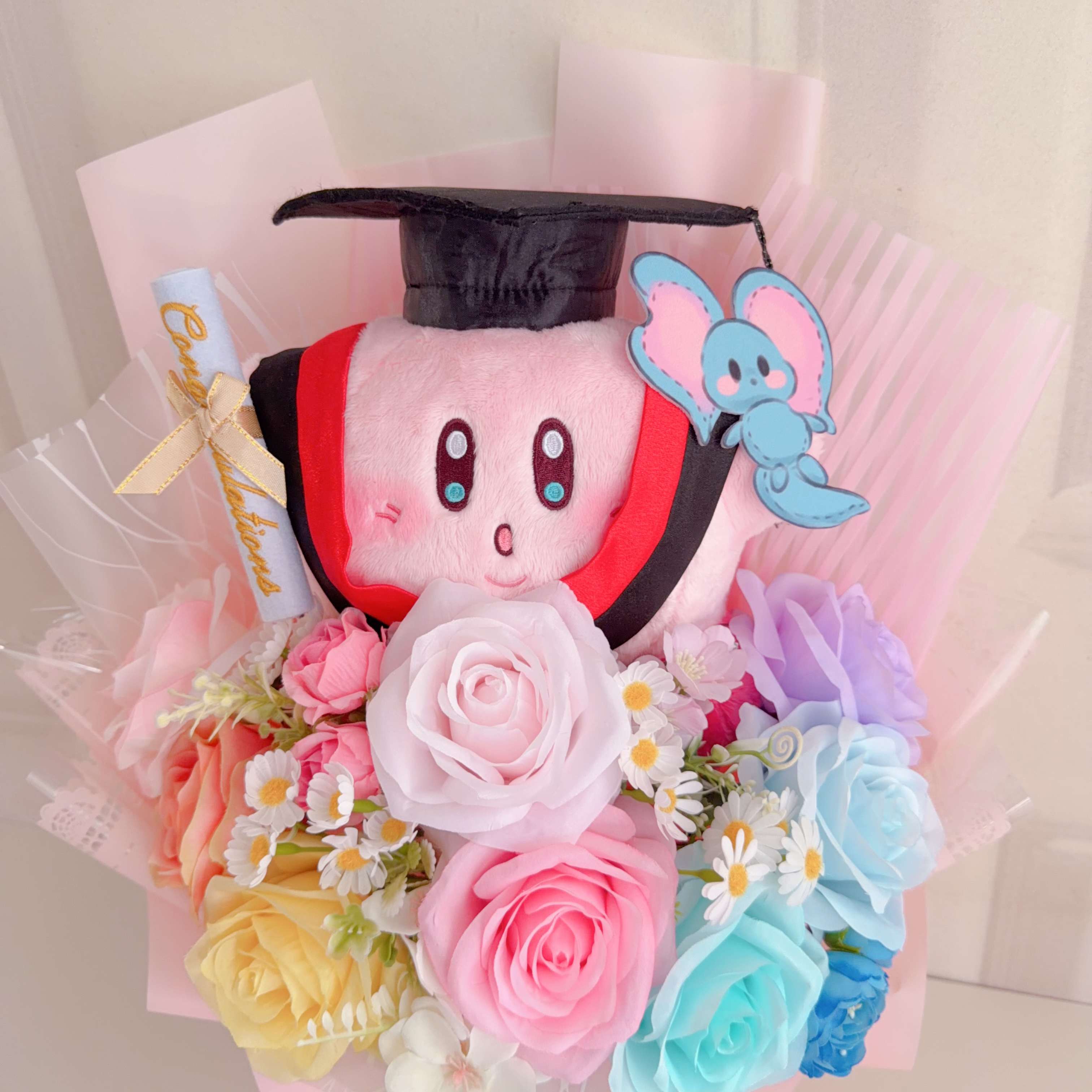 (現貨)星之卡比畢業公仔花