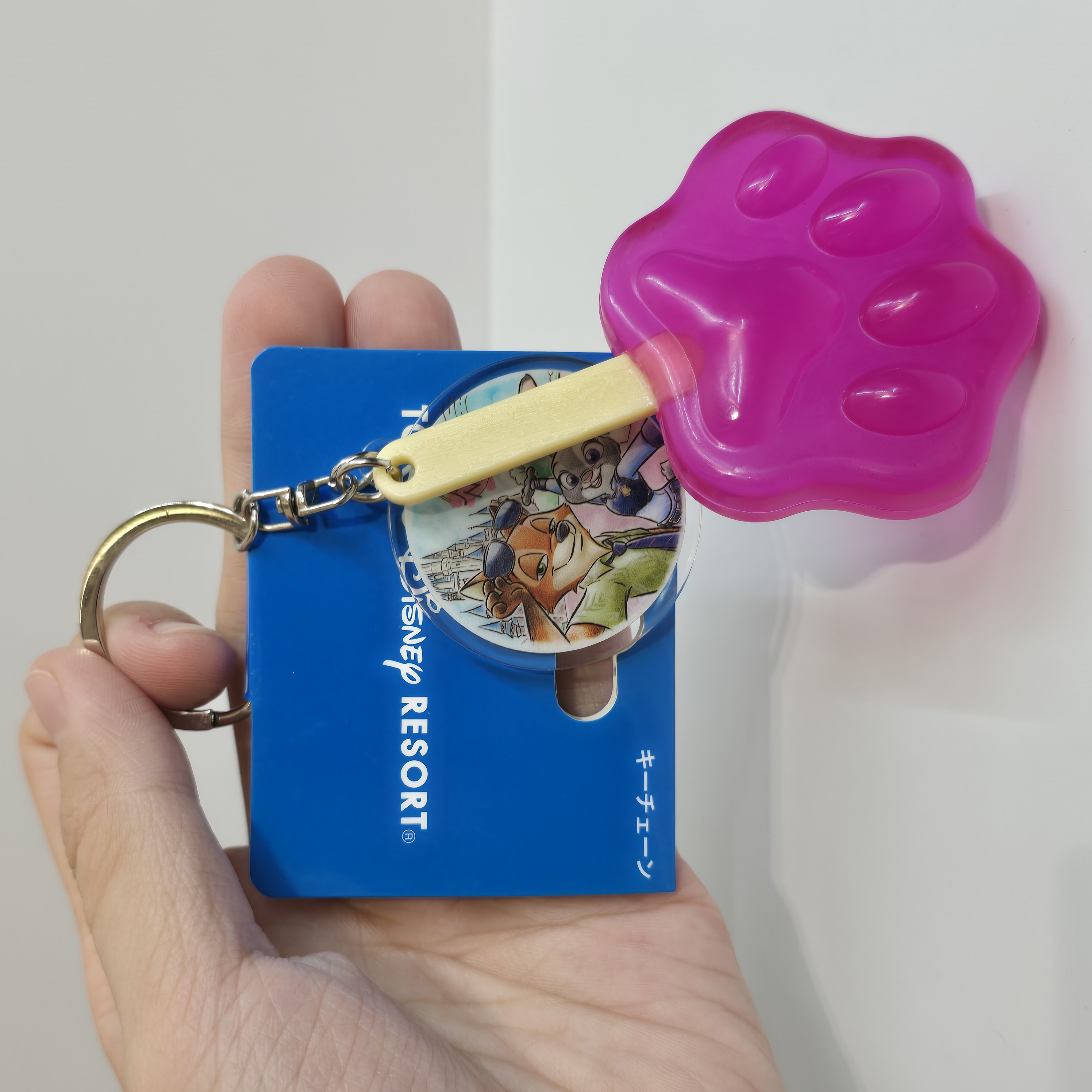 現貨 樂園限定 Zootopia 腳掌波板糖匙扣