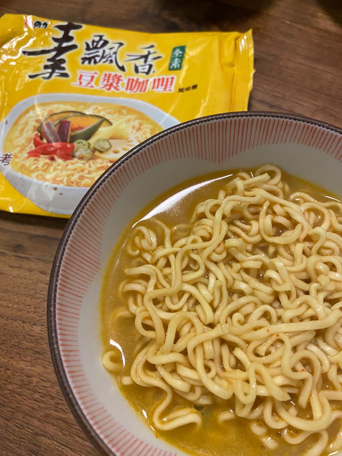 台灣維力素飄香風味麵（豆漿咖哩）5包入—全素