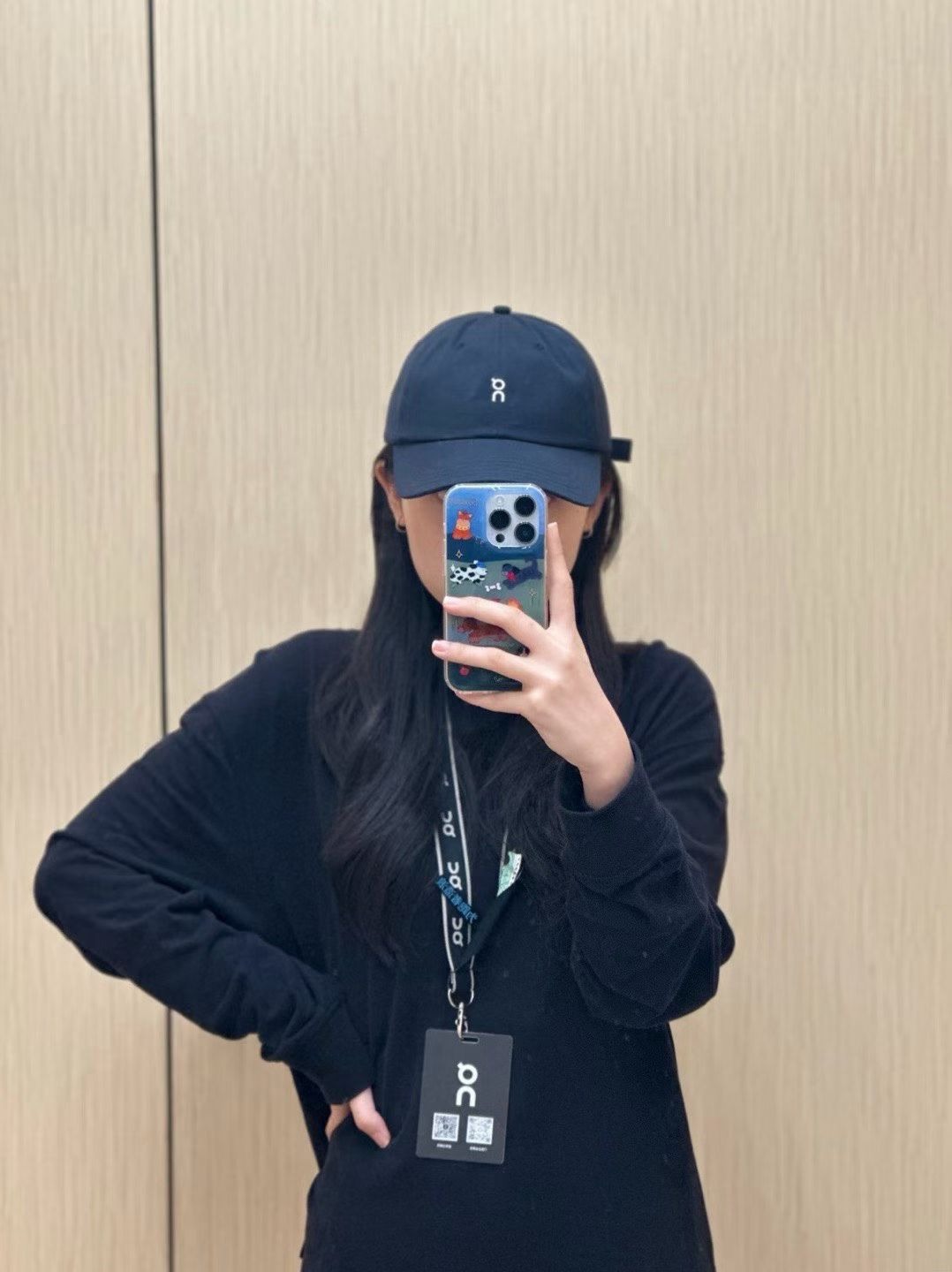 On 簡約刺繡標棒球帽