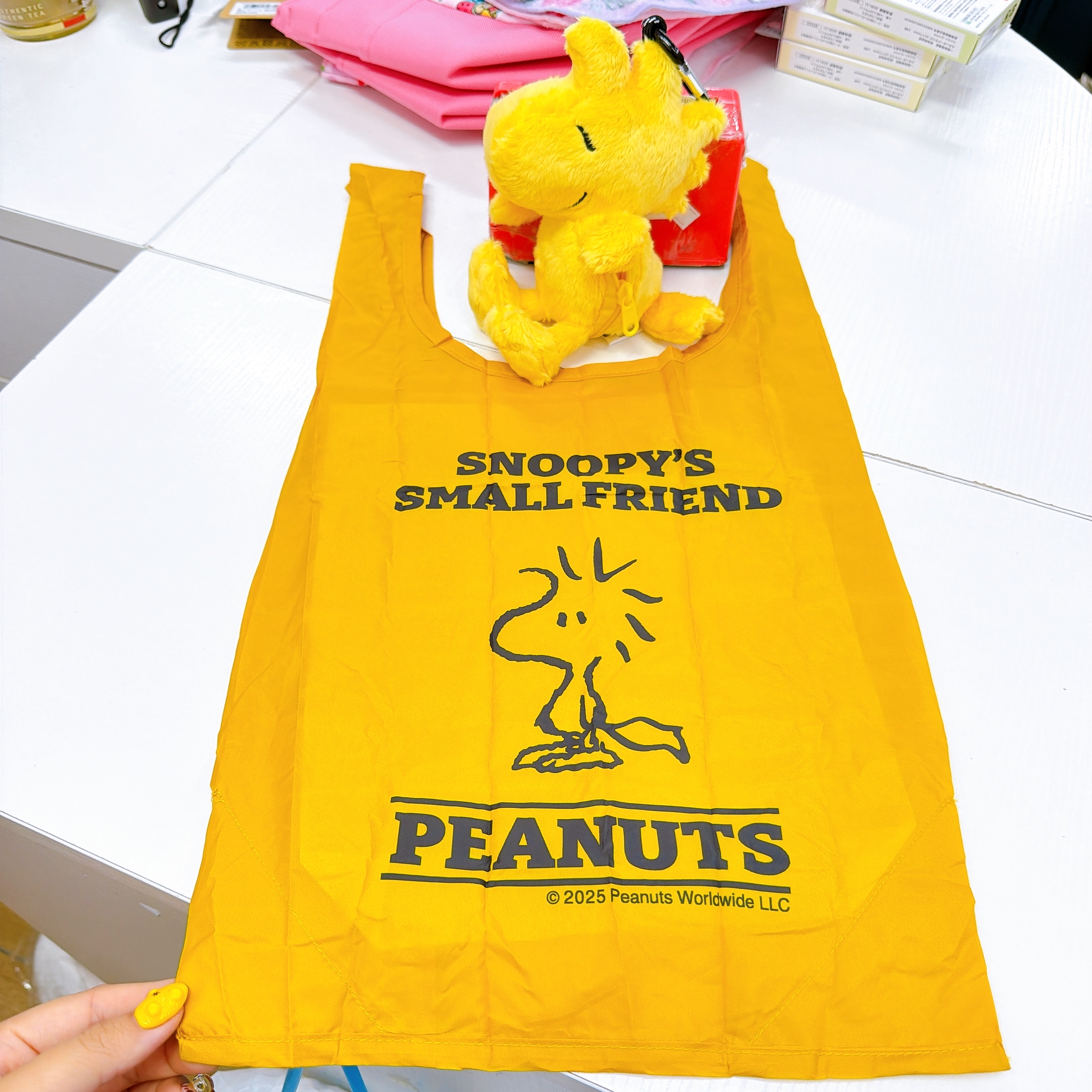 日本直送Snoopy wood stock 環保袋，公仔掛飾