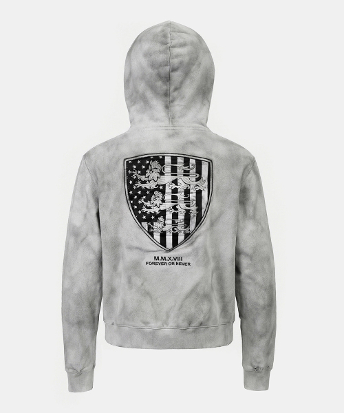 Shield Old Glory Hood - Dusty White - 실드 올드 글로리 후드 - 더스티화이트