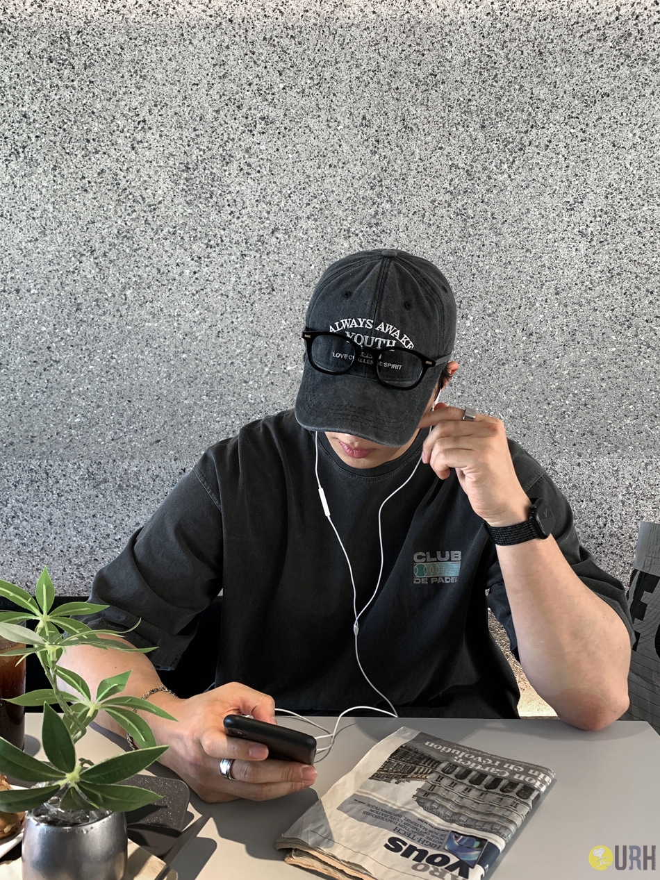 【100%保證韓國直送】Graphy Pigment Club 復古水洗網球俱樂部前後大印花寬鬆短袖Tee 👕 [4 color] RL115086