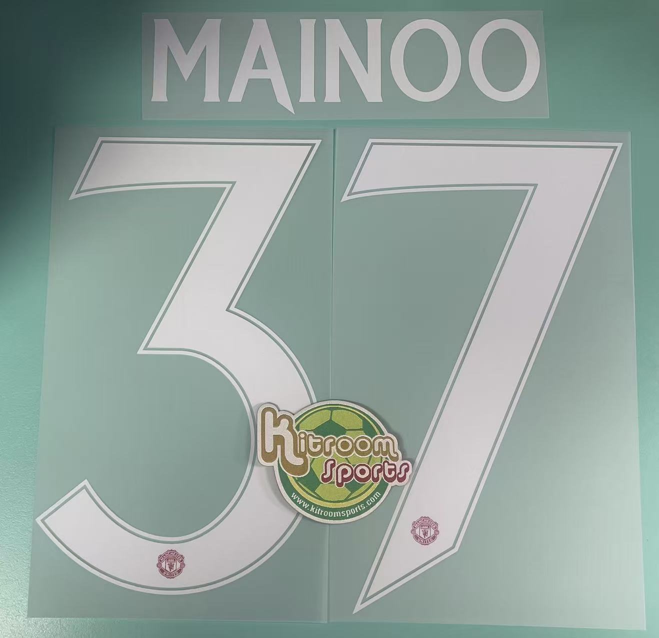 2024-25 Manchester United Home UCL Nameset #37 MAINOO
