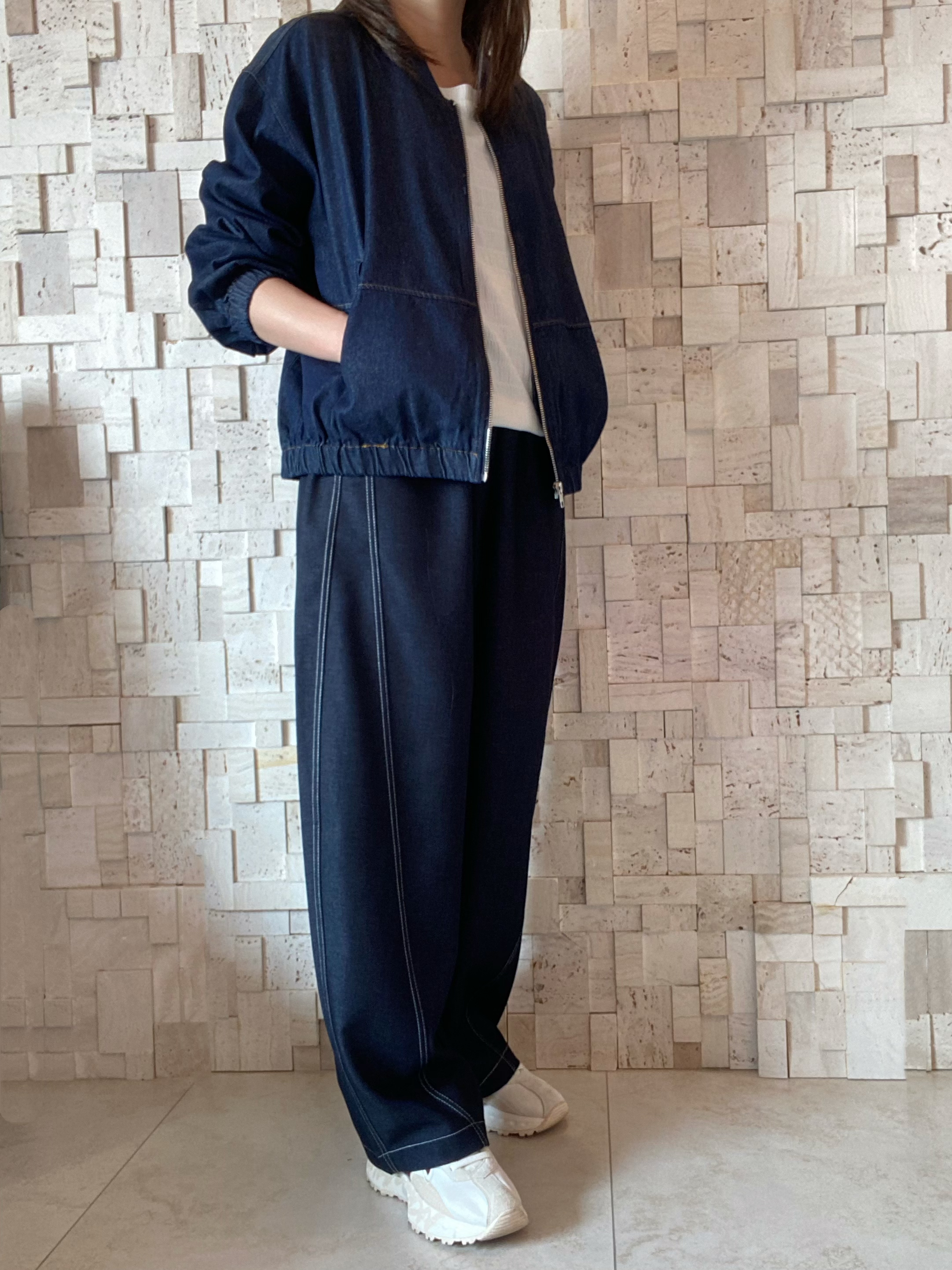 #2072 拉鍊牛仔外套