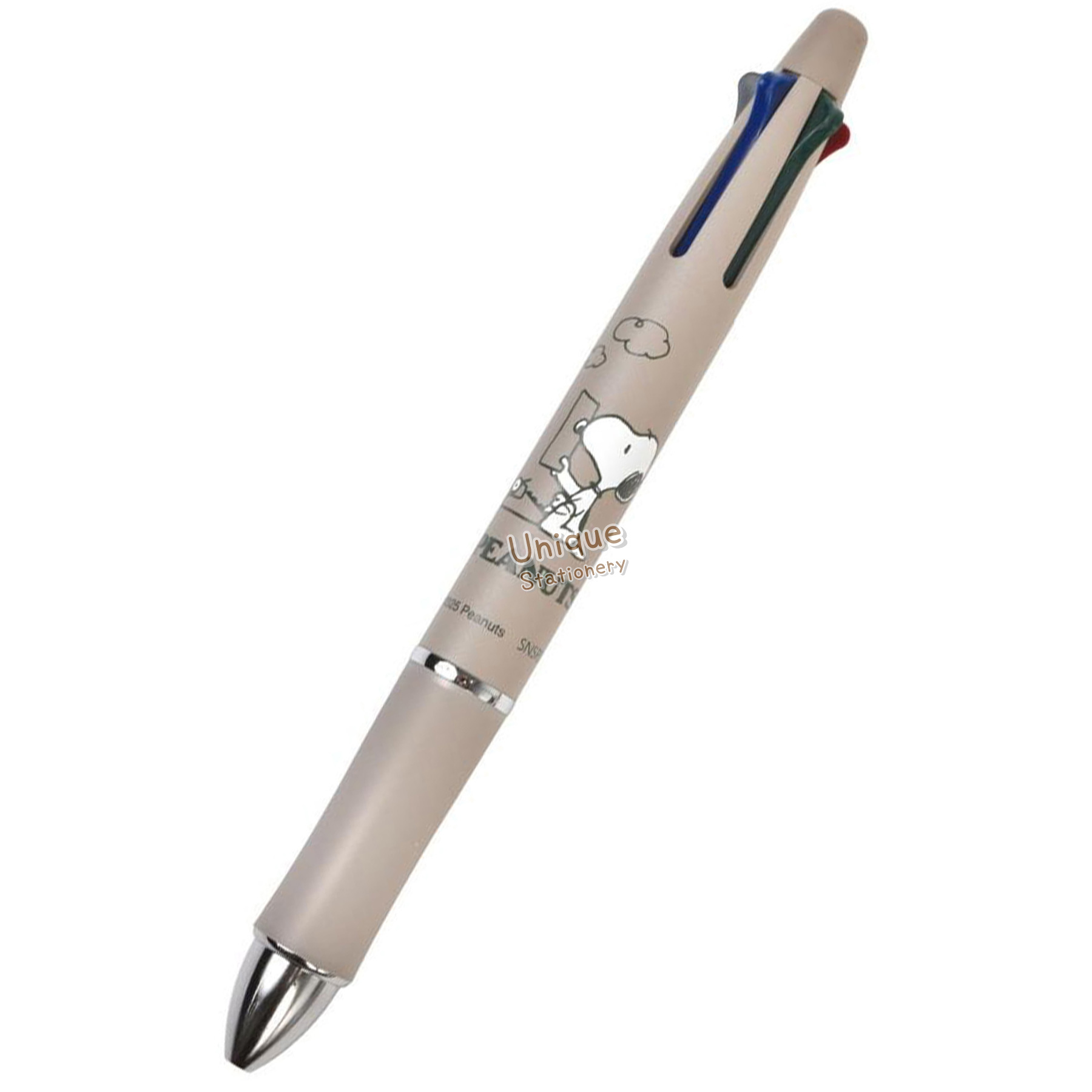 現貨｜Snoopy Pilot Dr.Grip 4+1 日本製 多功能 5用筆 0.5mm 4色原子筆 + 0.5mm 鉛芯筆 (S4659368)