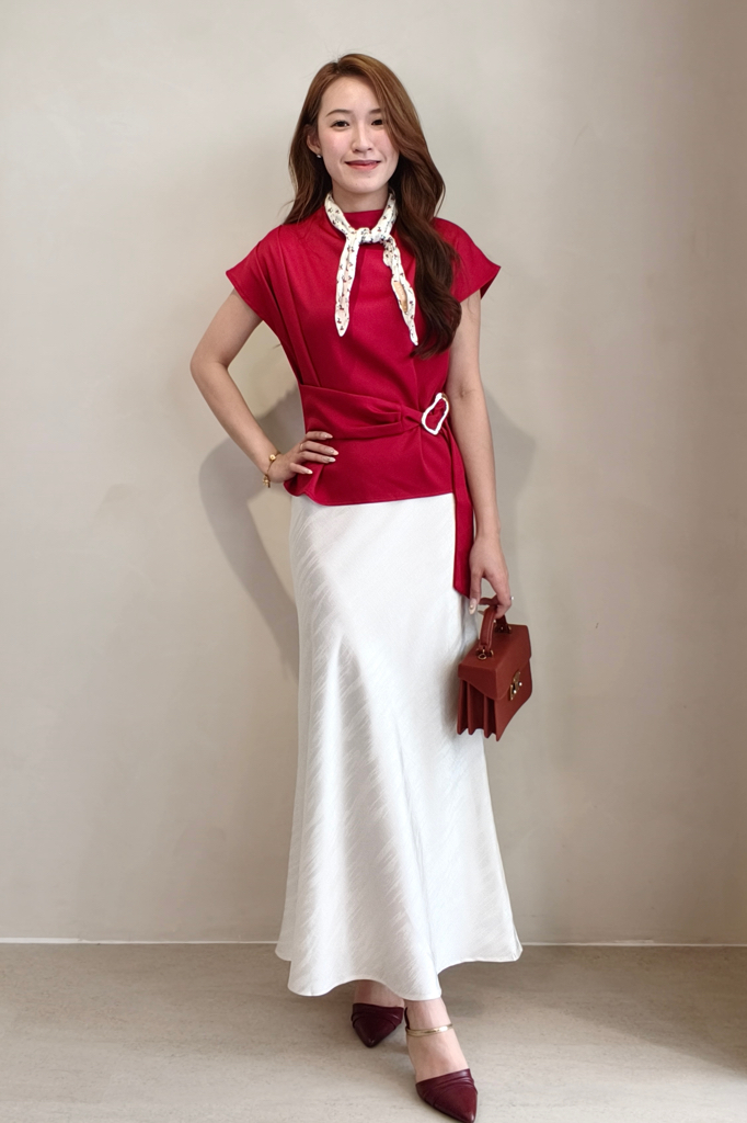 984 Satin Flow Maxi Skirt