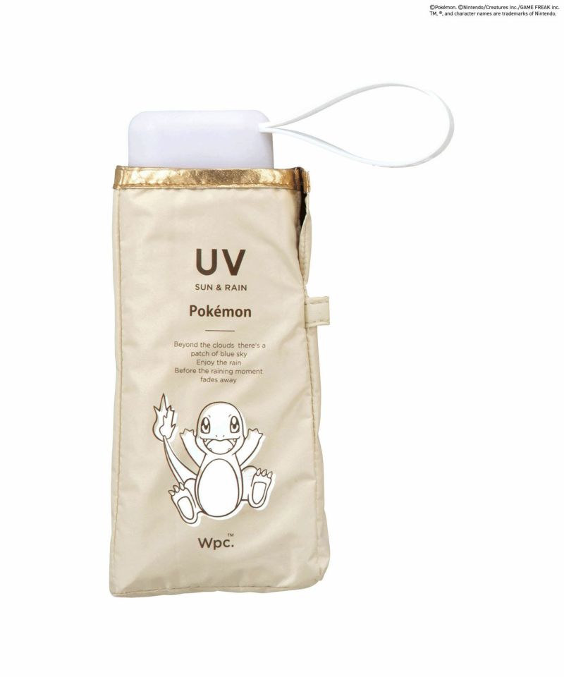 現貨🌸日本直送 |Wpc. x Pokémon寶可夢-迷你縮骨遮太陽傘/雨傘/100%完全遮光摺疊傘/晴雨兼用雨具