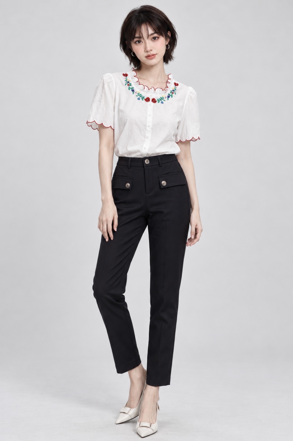 4264 Style Meets Convenience Long Pant