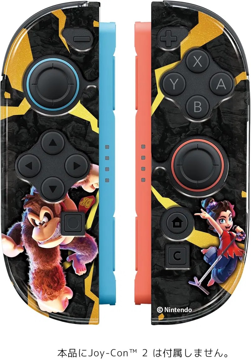 SW2 Keys Factory Joy-Con 2 TPU 保護套 (KJT-003-1) - 咚奇剛 蕉力全開 / Joy-Con 2 TPU Cover (Donkey Kong Bananza) SW2-0354