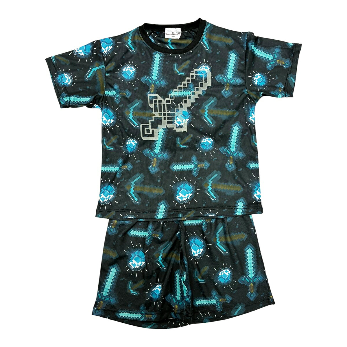 🆕【⭐訂購⭐】🇯🇵日本直送 🌀#Minecraft 夜光網眼短袖家居服套裝［2款選］🌀 [PLFA-0019] [260629]
