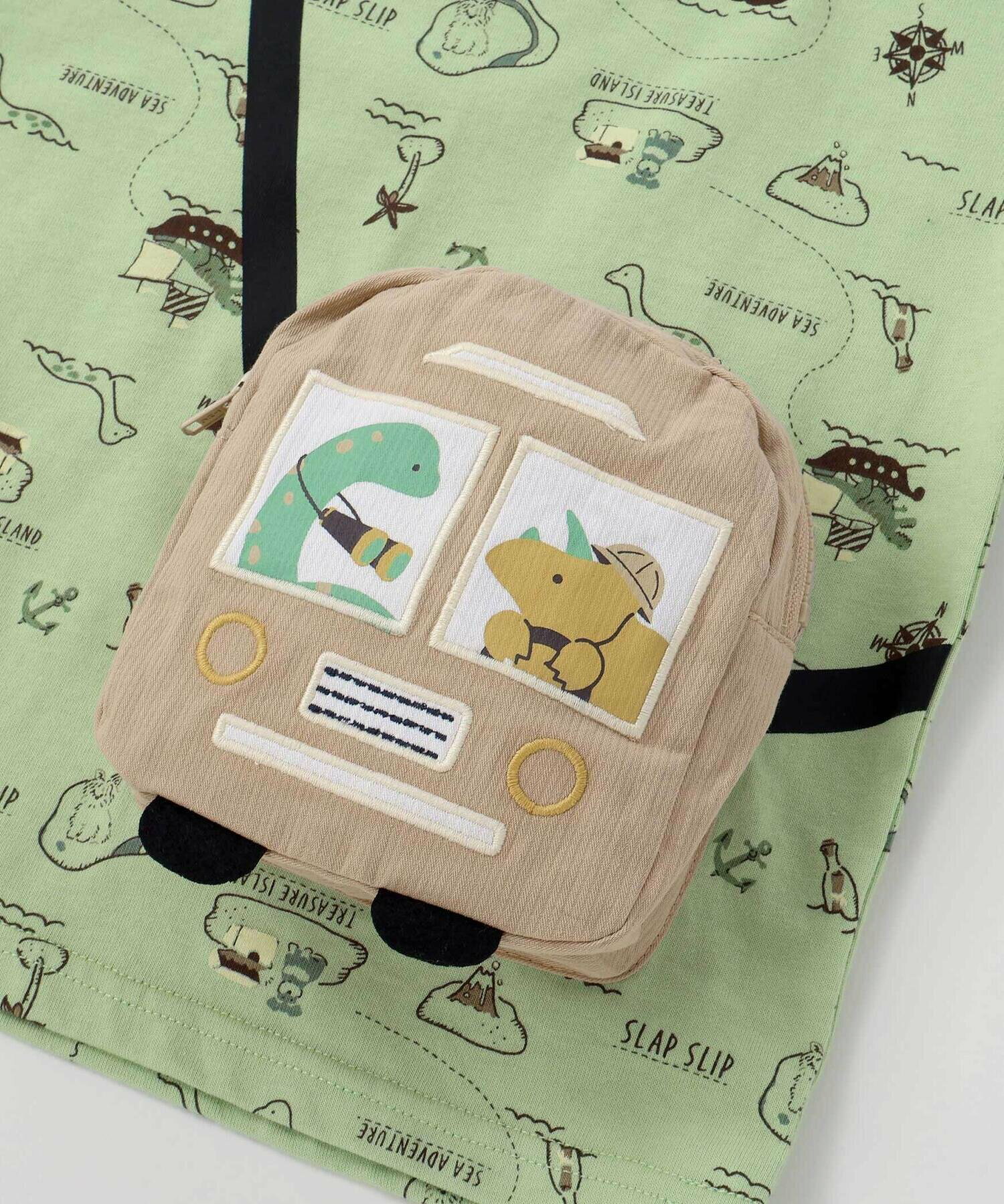 🆕【⭐訂購⭐】  日本直送🌀趣味恐龍立體小肩包 短袖Tee［2款選］🌀[ELDA-0030][260423]