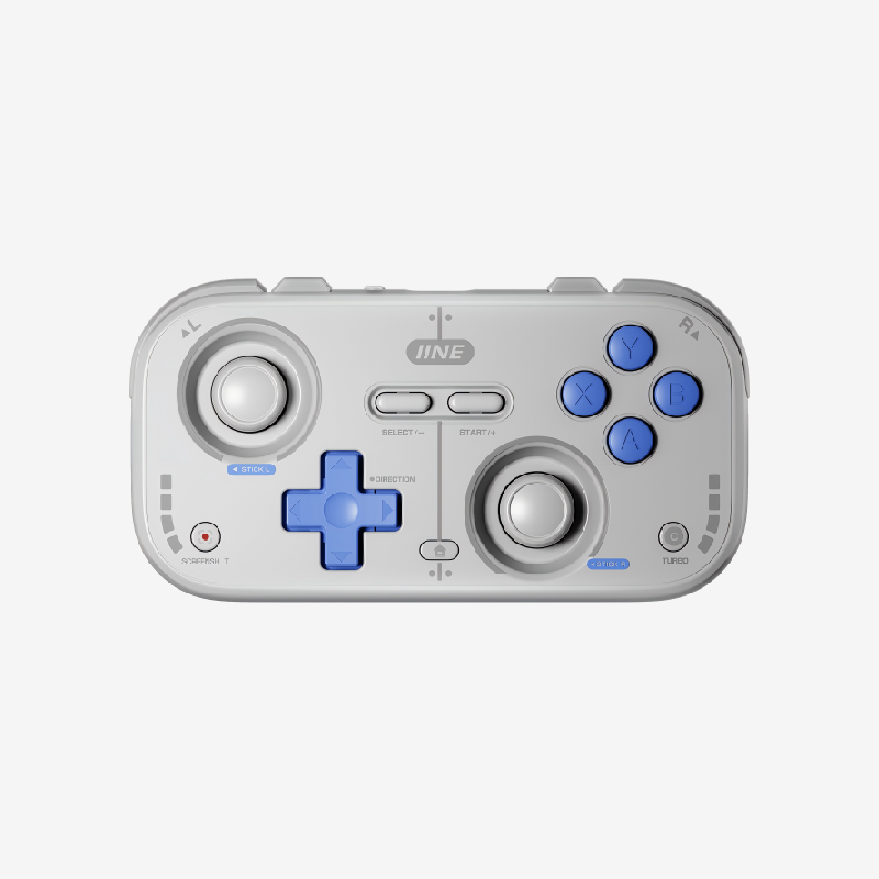 SW2 良值 復古掌上控制器 (復古灰) / IINE Palm-Sized Retro Wireless Controller (Vintage Gray) L1031 SW2-0454
