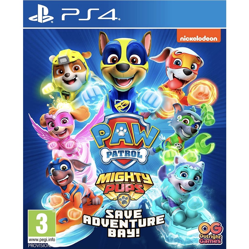 (🔥NEW RELEASE🔥) PAW Patrol Mighty Pups Save Adventure Bay Full Game (PS4 & PS5) Digital Download