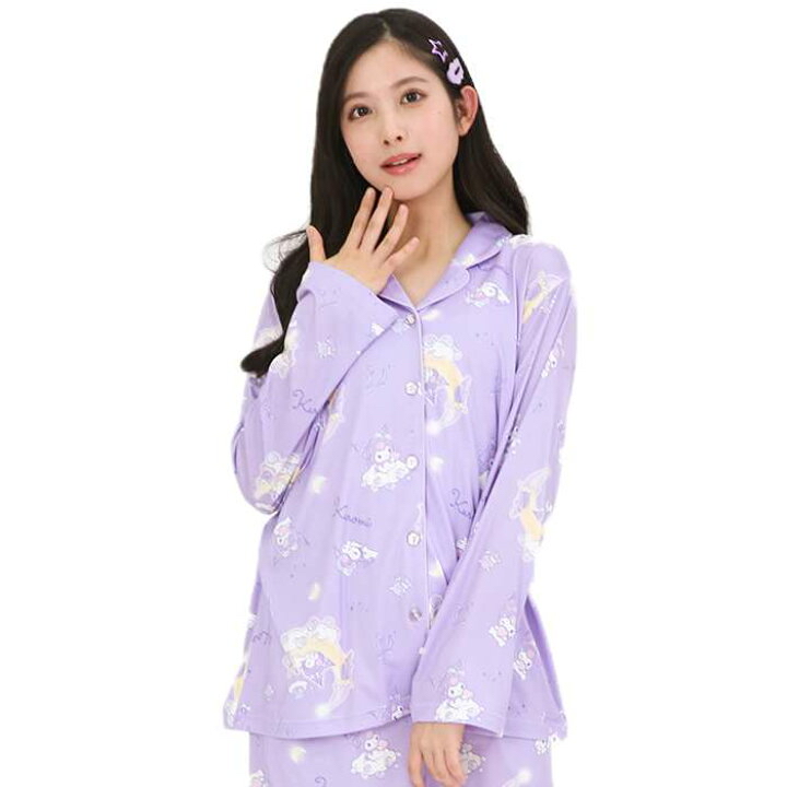 日本直送Sanrio 新款Kuromi長袖睡衣