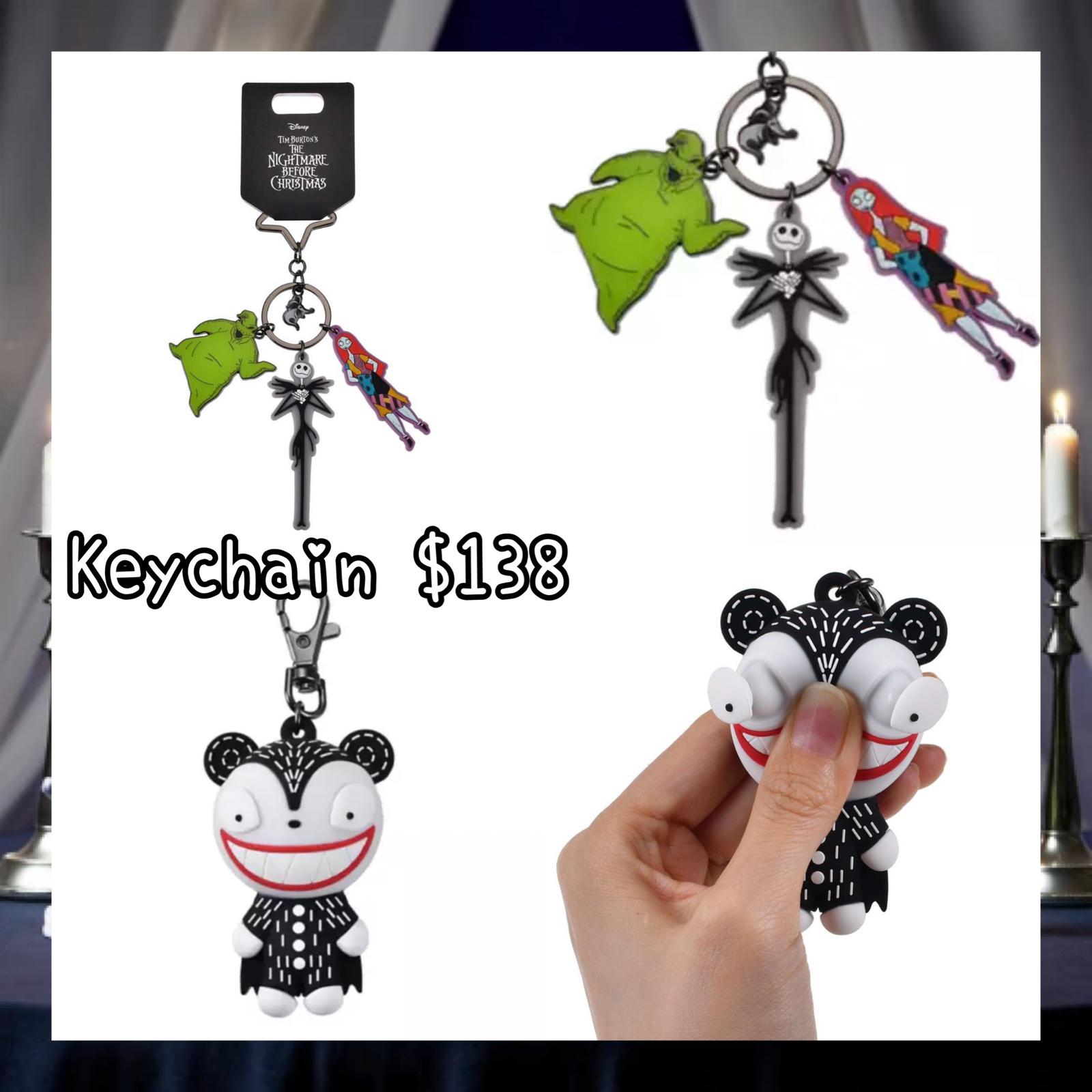 ：日本：DISNEY HALLOWEEN 2026 TIM BURTON'S THE NIGHTMARE BEFORE CHRISTMAS 2026 7/9 日本發賣 KEYCHAIN