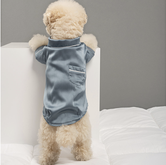 *SuperPet🇰🇷狗狗高級絲綢風睡衣