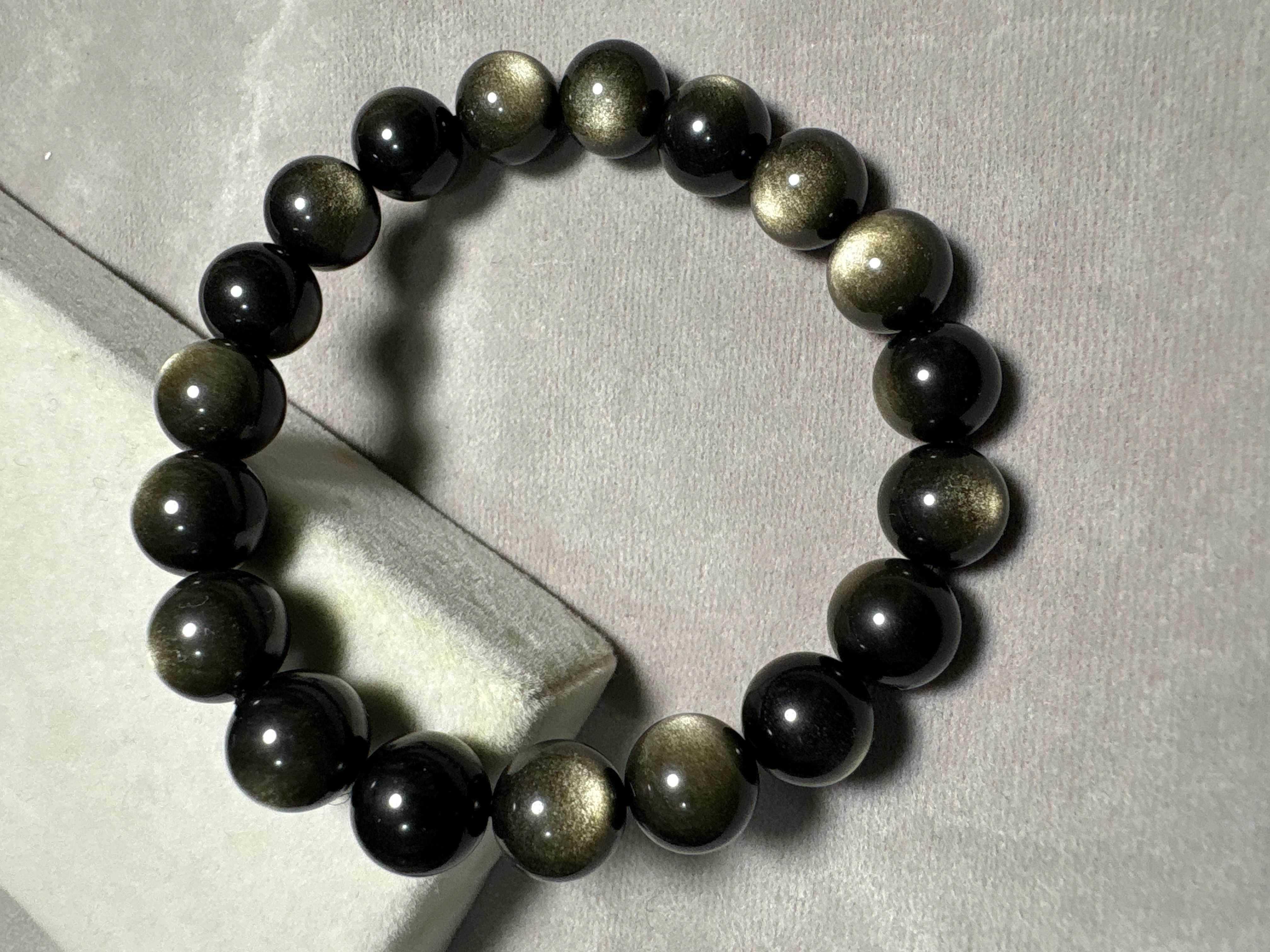 金曜石手串No.4490 ｜10mm珠16cm手圍