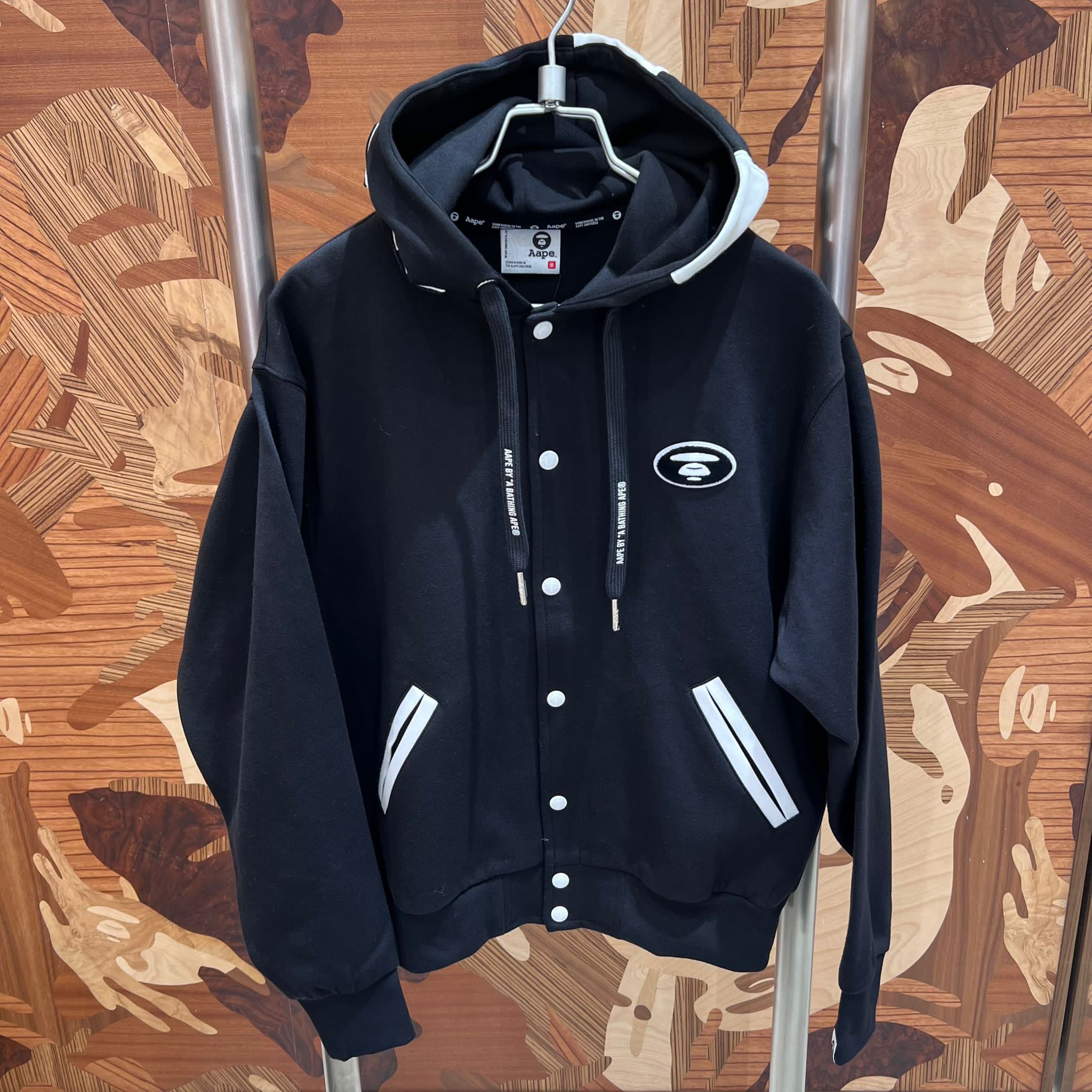 AAPE Moonface hooded jacket (D361)