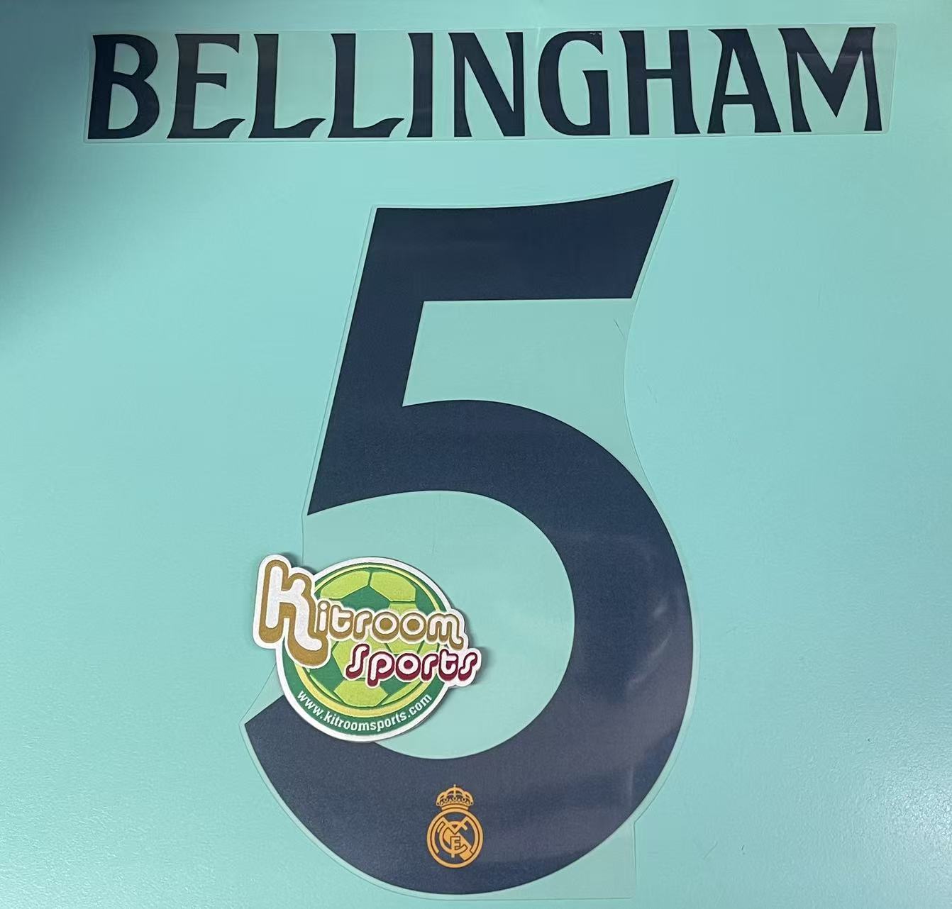2024-25 Real Madrid Away Nameset #5 BELLINGHAM