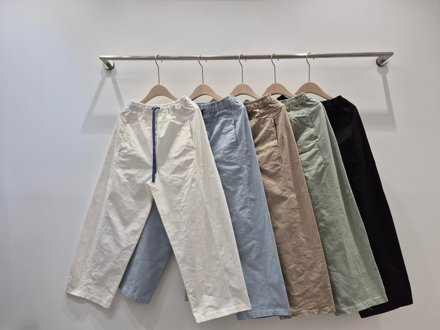PP OS 間約淡色褲