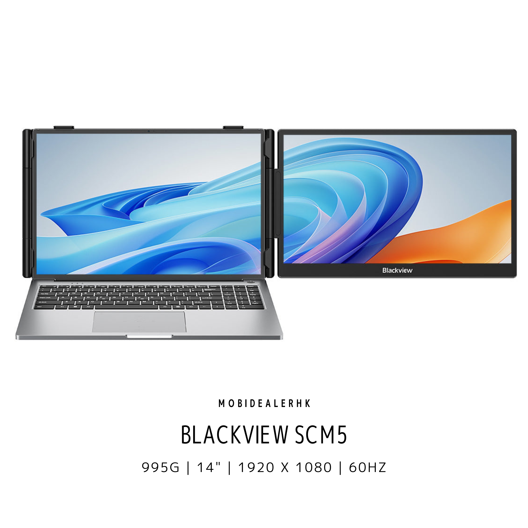 Blackview SCM5 | 便攜式螢幕 | 14" | 1920 x 1080 | 60Hz | 300 Nits | 157 PPI | 995g