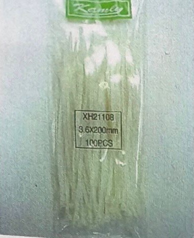 8"膠索帶(100條裝) /Y59019W / (XH21108(Y)