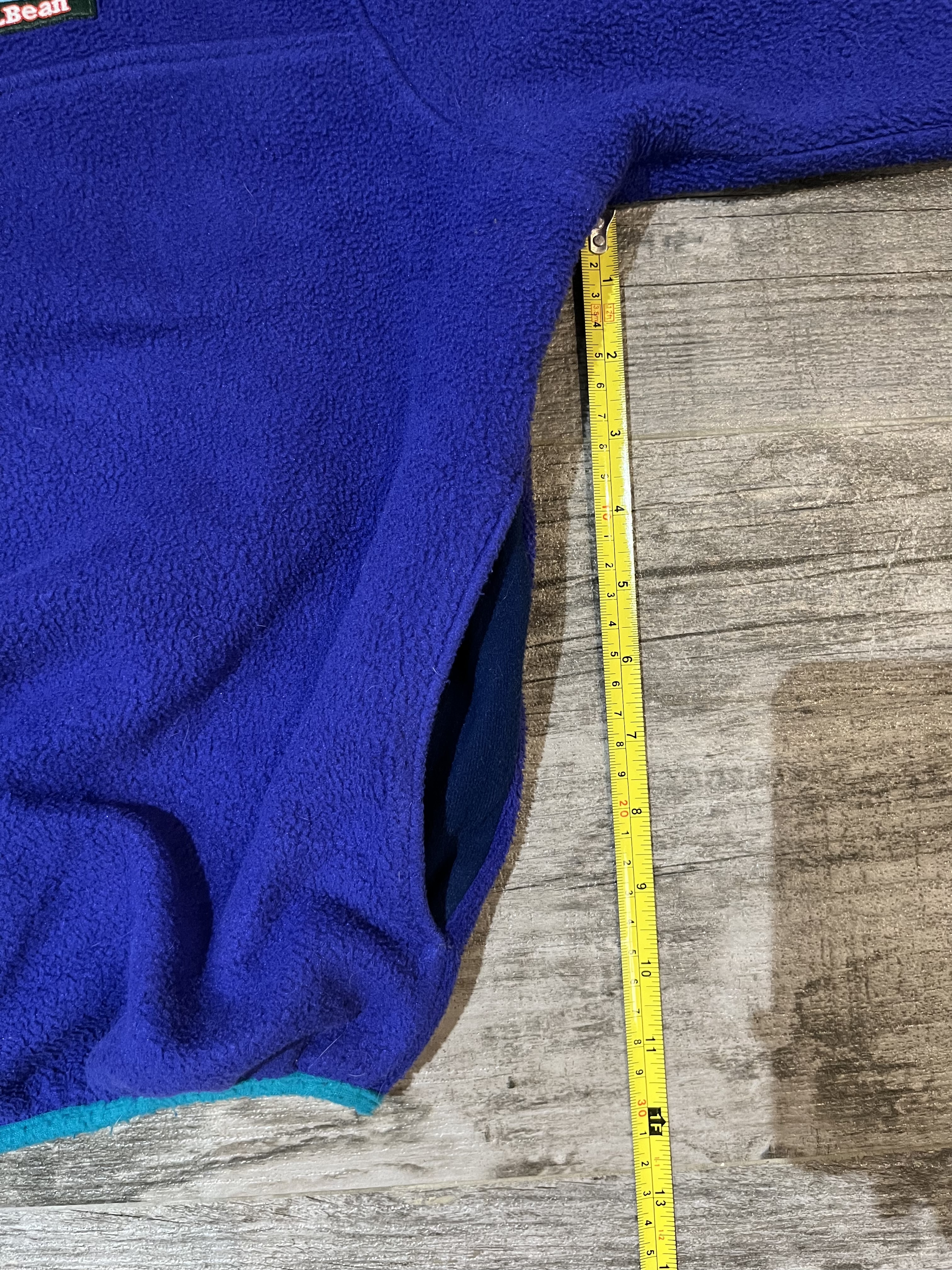 【美國製 Made in USA】VINTAGE LL Bean 有袋Fleece 