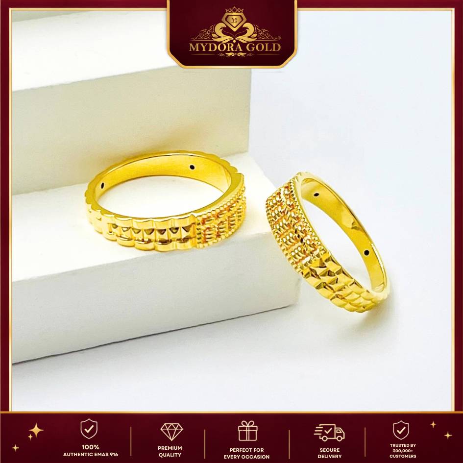 MYDORA EMAS 916 Cincin Sempoa Lexendra (5G) l EMAS 916/22K
