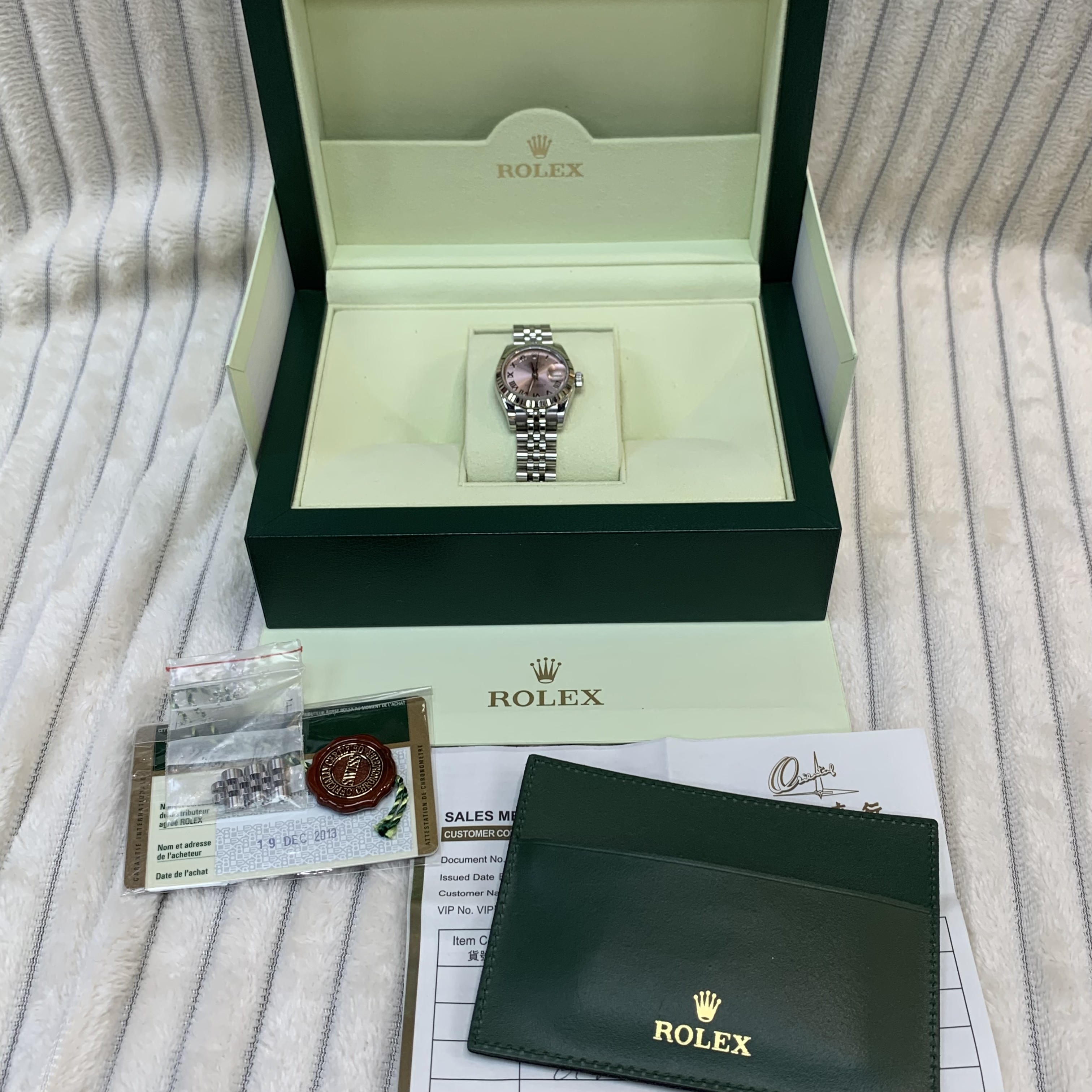 💌情人節送禮full set🎀Rolex 粉色錶面Oyster perpetual