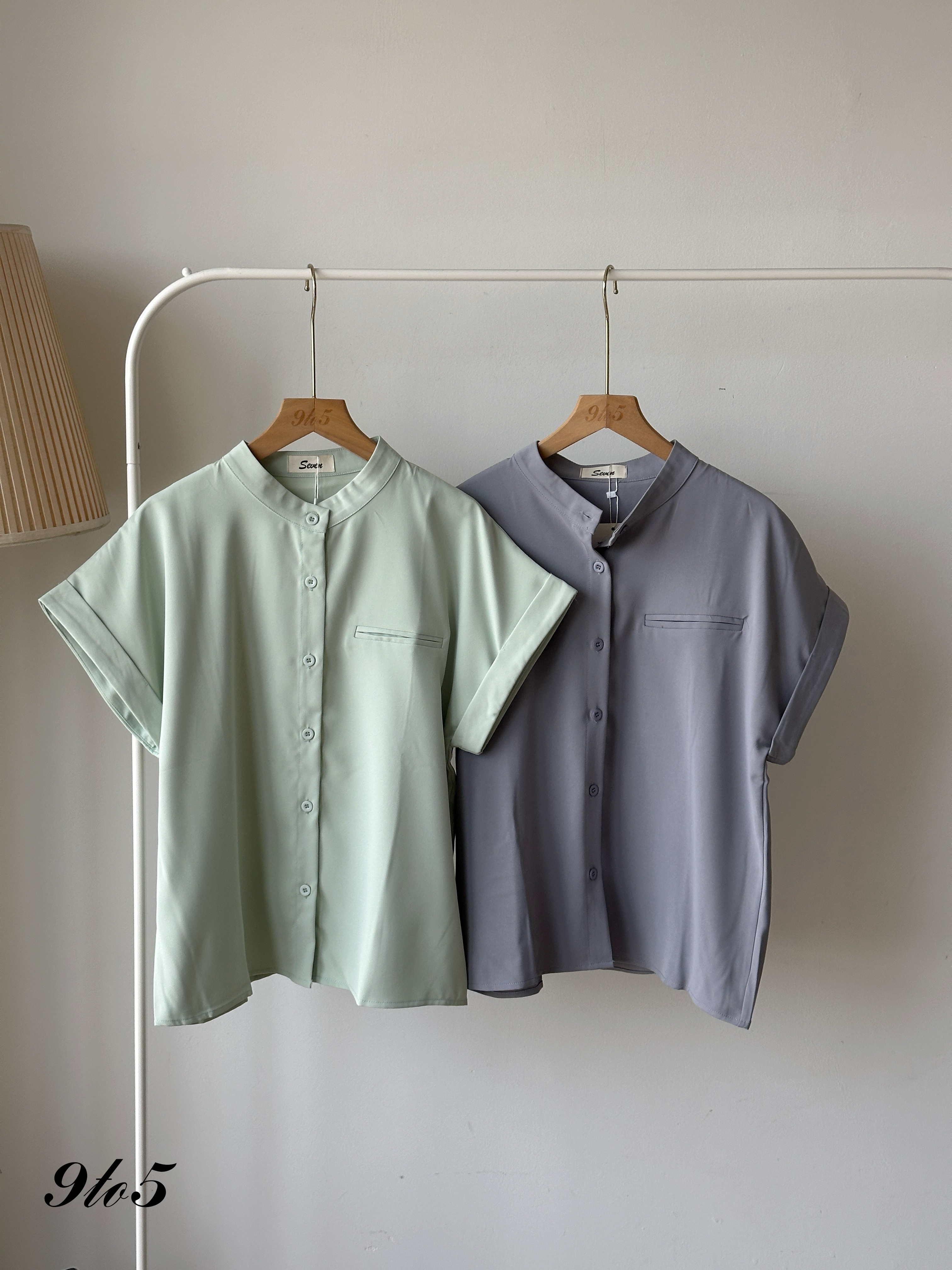 T4119 Cape Sleeve Shirt - 5 Colors 